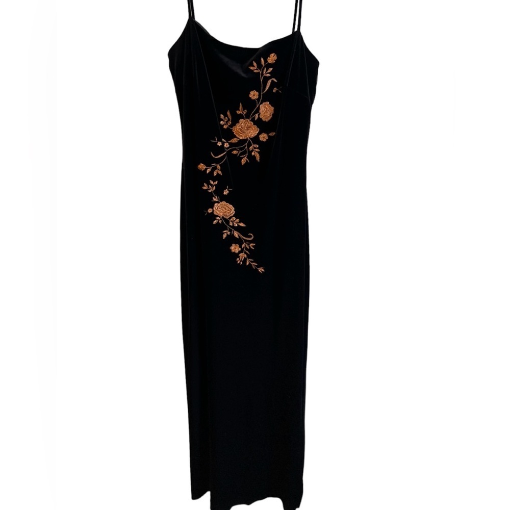 Vintage Arianna by Rachel Kaye Velvet Dress - Picture 1 of 11